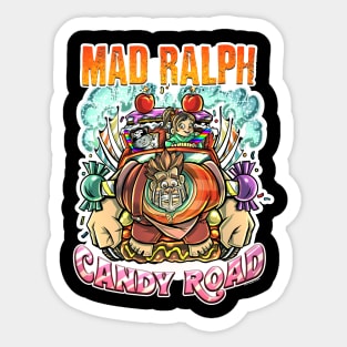 Mad Ralph and the Candy Road Sticker